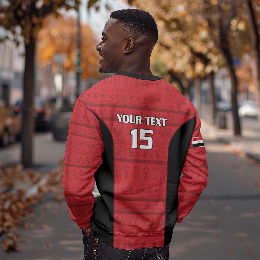 Afro Basketball Custom Egypt Sweatshirt Come On Pharaohs - African Pride