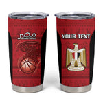 Afro Basketball Custom Egypt Tumbler Cup Come On Pharaohs - African Pride