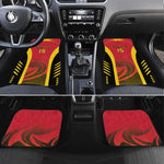 Afro Basketball Custom Angola Car Mats Go Champions - African Pride