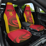 Afro Basketball Custom Angola Car Seat Cover Go Champions - African Pride