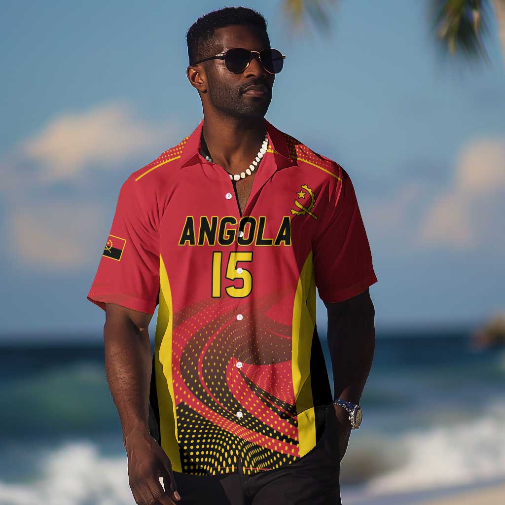 Afro Basketball Custom Angola Hawaiian Shirt Go Champions - African Pride