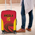 Afro Basketball Custom Angola Luggage Cover Go Champions - African Pride