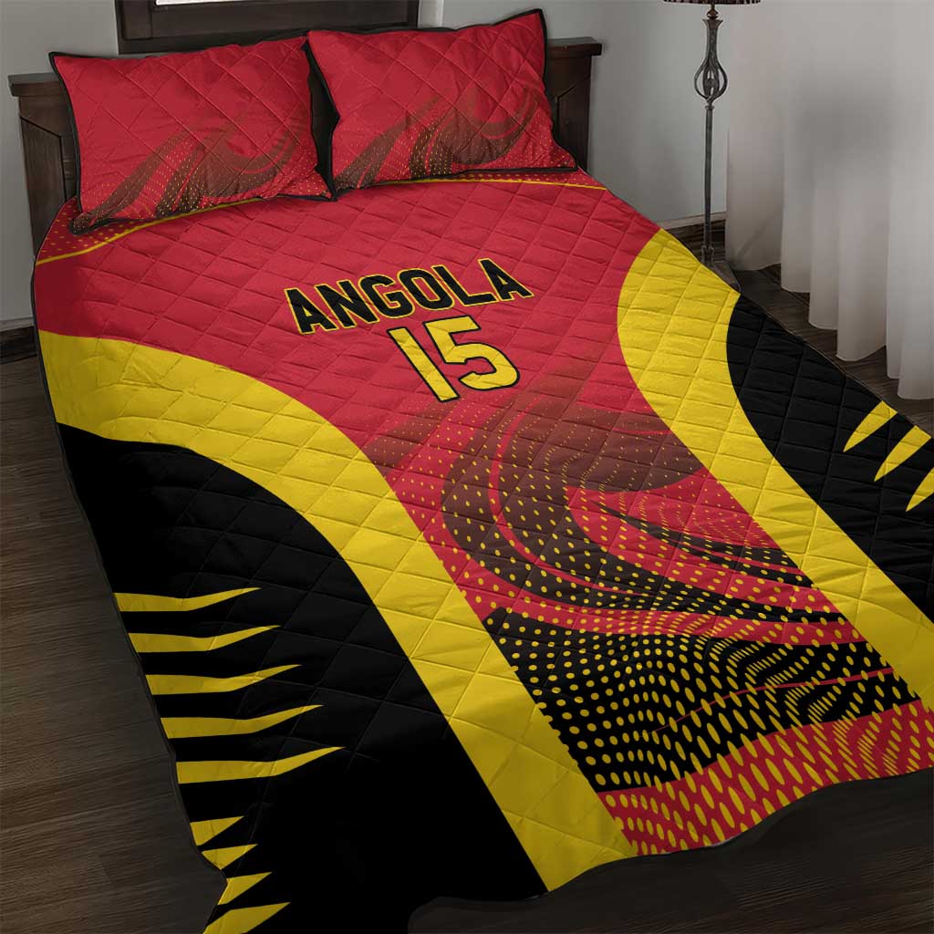 Afro Basketball Custom Angola Quilt Bed Set Go Champions - African Pride