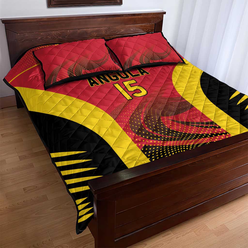 Afro Basketball Custom Angola Quilt Bed Set Go Champions - African Pride