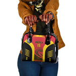 Afro Basketball Custom Angola Shoulder Handbag Go Champions - African Pride