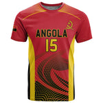 Afro Basketball Custom Angola T shirt Go Champions - African Pride