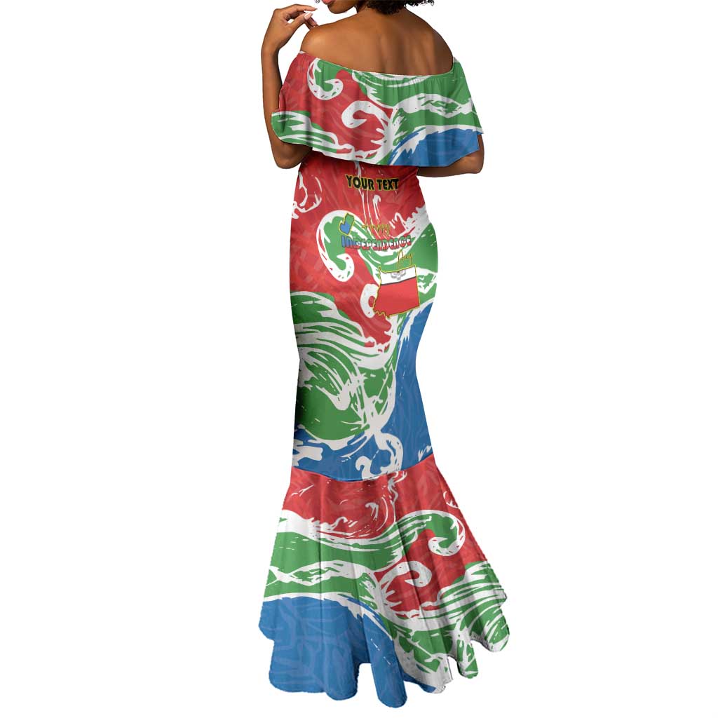 Equatorial Guinea Personalized Mermaid Dress Happy Independence Day - African Pride