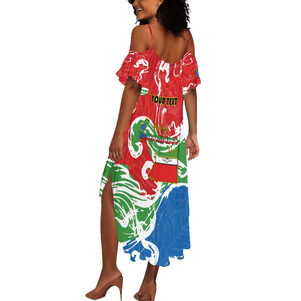 Equatorial Guinea Personalized Summer Maxi Dress Happy Independence Day - African Pride