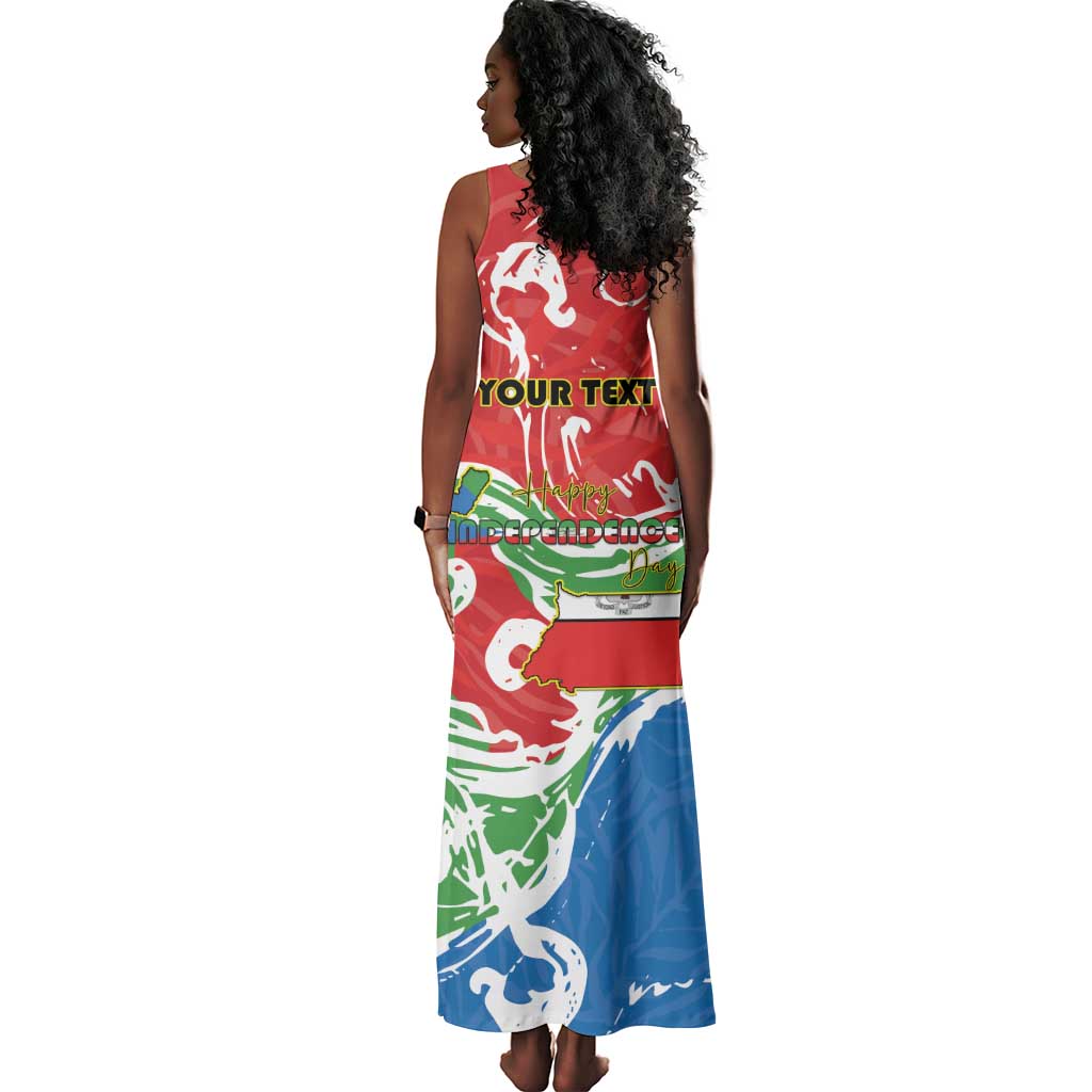 Equatorial Guinea Personalized Tank Maxi Dress Happy Independence Day - African Pride