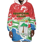 Equatorial Guinea Personalized Wearable Blanket Hoodie Happy Independence Day - African Pride