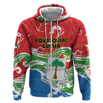 Equatorial Guinea Personalized Zip Hoodie Happy Independence Day - African Pride