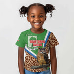 Personalised Equatorial Guinea Kid T shirt Bubo Poensis With Coat Of Arms