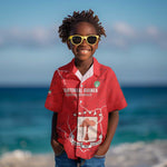Custom Equatorial Guinea Football Kid Hawaiian Shirt Go Champions - Red Version