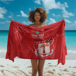 Custom Equatorial Guinea Football Sarong Go Champions - Red Version