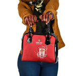 Custom Equatorial Guinea Football Shoulder Handbag Go Champions - Red Version