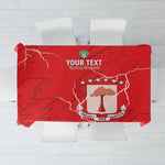 Custom Equatorial Guinea Football Tablecloth Go Champions - Red Version