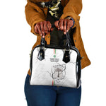 Custom Equatorial Guinea Football Shoulder Handbag Go Champions - White Version