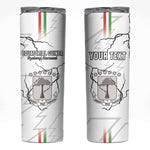Custom Equatorial Guinea Football Skinny Tumbler Go Champions - White Version