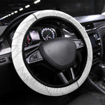 Equatorial Guinea Football Steering Wheel Cover Go Champions - White Version
