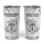 Custom Equatorial Guinea Football Tumbler Cup Go Champions - White Version