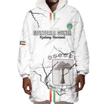 Custom Equatorial Guinea Football Wearable Blanket Hoodie Go Champions - White Version