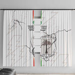 Custom Equatorial Guinea Football Window Curtain Go Champions - White Version