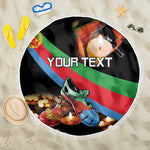 Personalized Eritrea Martyrs Day Beach Blanket Candlelight Vigil Remembering Our Heroes
