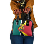 Personalized Mozambique Independence Day Shoulder Handbag Coat Of Arms - Flag Style