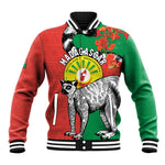 Happy Madagasikara Independence Day Baseball Jacket Ring-Tailed Lemur With Seal