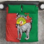 Happy Madagasikara Independence Day Bedding Set Ring-Tailed Lemur With Seal