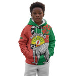 Happy Madagasikara Independence Day Kid Hoodie Ring-Tailed Lemur With Seal