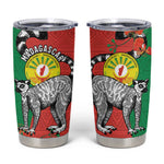 Happy Madagasikara Independence Day Tumbler Cup Ring-Tailed Lemur With Seal