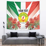 Personalized Madagasikara Tapestry Seal With Poinciana