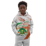 Personalized Happy Jamhuriyar Nijar Independence Day Kid Hoodie Coat Of Arm With Niger Map