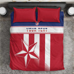 Custom Liberia Football Bedding Set Sporty Style