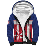 Custom Liberia Football Sherpa Hoodie Sporty Style