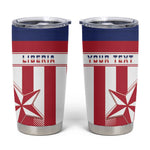Custom Liberia Football Tumbler Cup Sporty Style