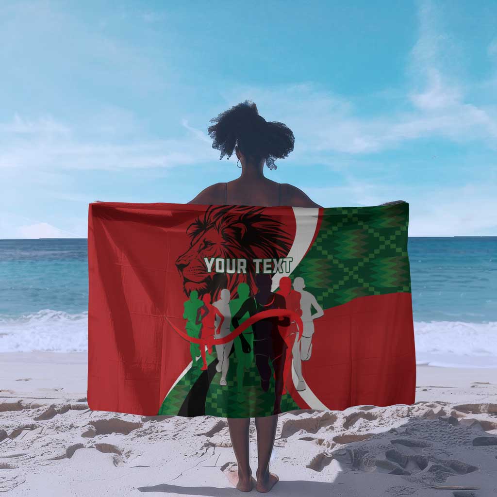 Personalised Athletics Kenya Sarong Kente Pattern