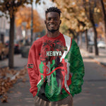 Personalised Athletics Kenya Sweatshirt Kente Pattern