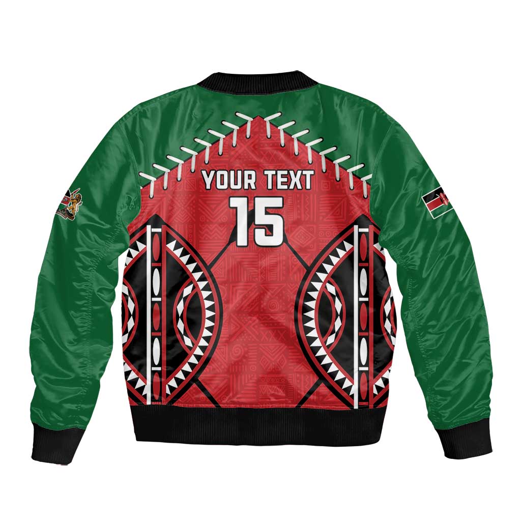 Custom Kenya Rugby Bomber Jacket We Are Simbas