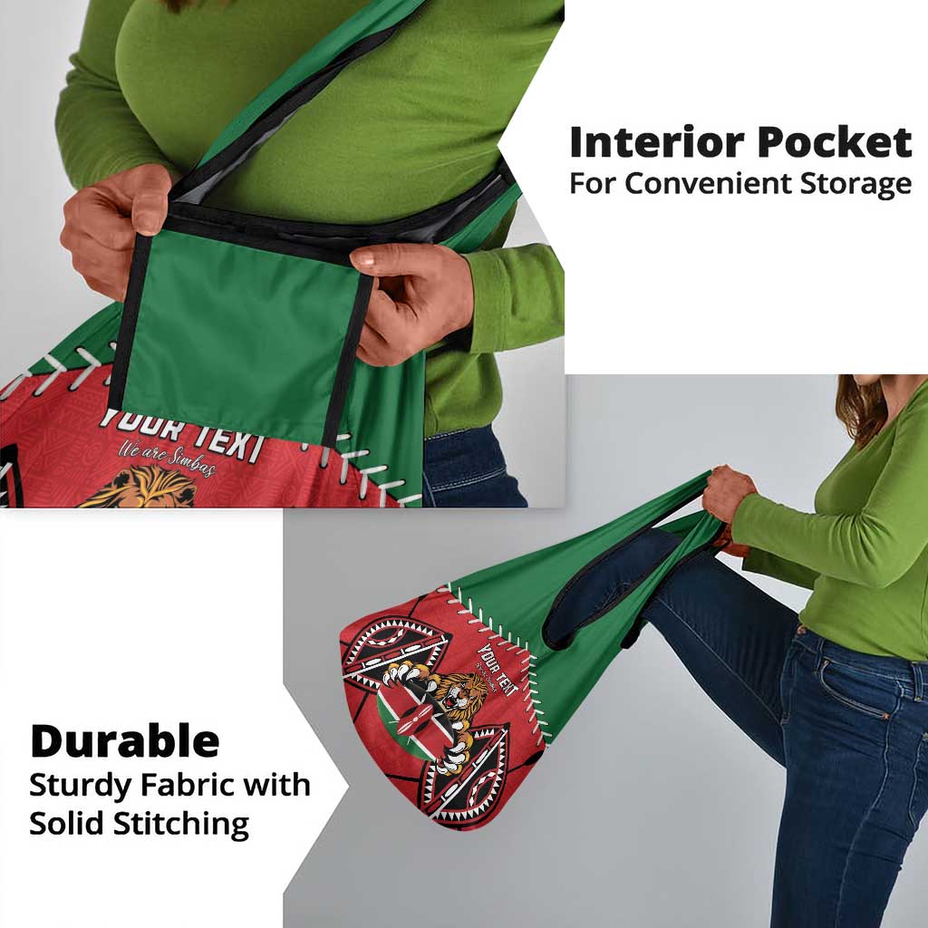 Custom Kenya Rugby Grocery Bag We Are Simbas