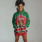 Custom Kenya Rugby Hoodie Dress We Are Simbas
