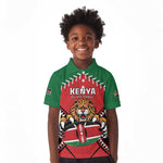 Custom Kenya Rugby Kid Polo Shirt We Are Simbas