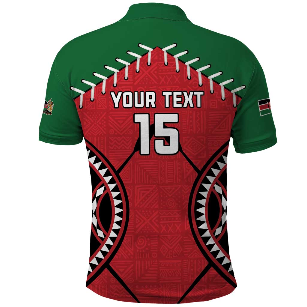 Custom Kenya Rugby Polo Shirt We Are Simbas