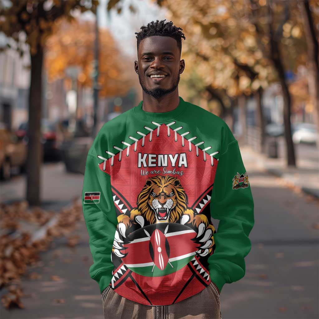 Custom Kenya Rugby Sweatshirt We Are Simbas