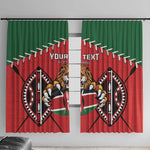 Custom Kenya Rugby Window Curtain We Are Simbas
