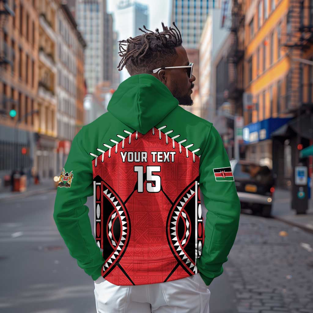 Custom Kenya Rugby Zip Hoodie We Are Simbas