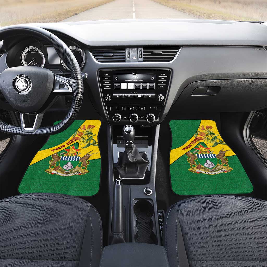 Personalised Proudly Zimbabwe Car Mats Happy Independence Day
