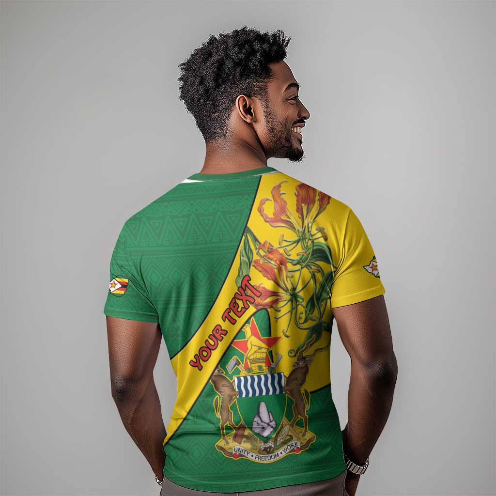Personalised Proudly Zimbabwe T shirt Happy Independence Day