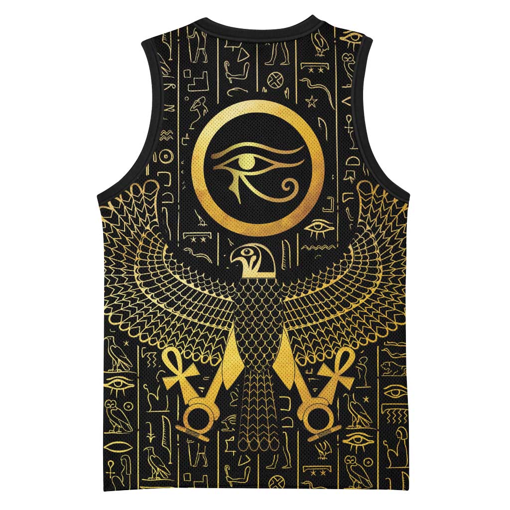 Ancient Egyptian Basketball Jersey Horus Falcon God LT15